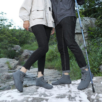❄️CSÚSZÁSMENTES ÉS VÍZÁLLÓ TÉLI MEZÍTLÁBAS CIPŐ (UNISEX)👟