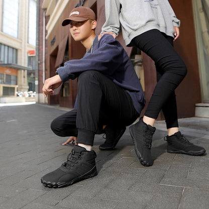 ❄️CSÚSZÁSMENTES ÉS VÍZÁLLÓ TÉLI MEZÍTLÁBAS CIPŐ (UNISEX)👟