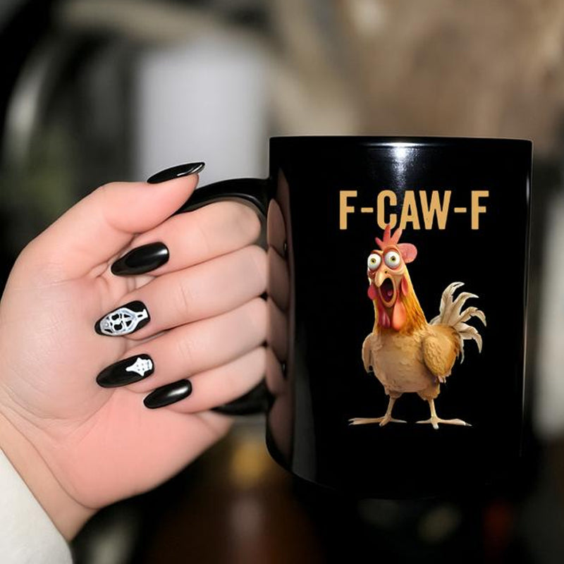 🔥Forró akció🔥F-Caw-F Vicces csirke bögre