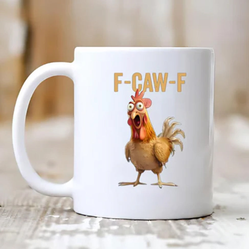 🔥Forró akció🔥F-Caw-F Vicces csirke bögre