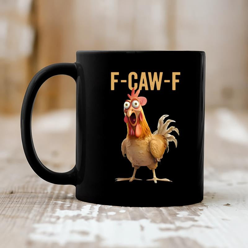 🔥Forró akció🔥F-Caw-F Vicces csirke bögre