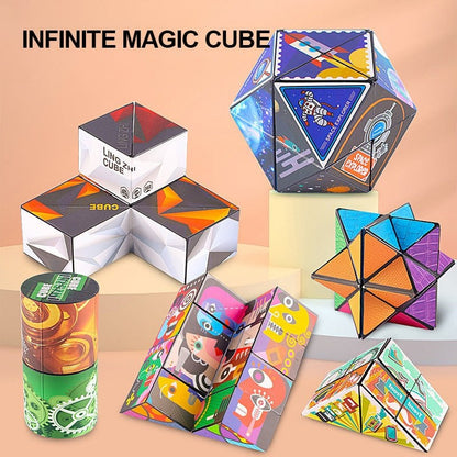 😎3D átalakítható összecsukható geometriai rubik-kocka🧠