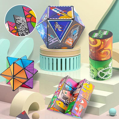 😎3D átalakítható összecsukható geometriai rubik-kocka🧠