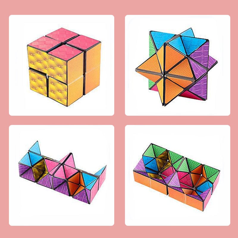 😎3D átalakítható összecsukható geometriai rubik-kocka🧠