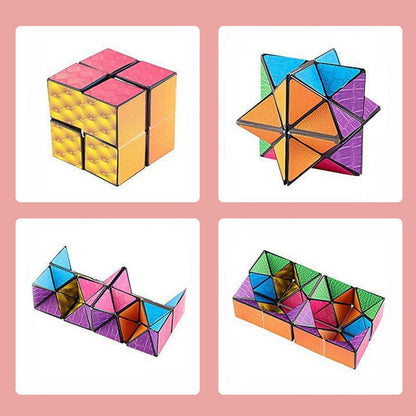 😎3D átalakítható összecsukható geometriai rubik-kocka🧠
