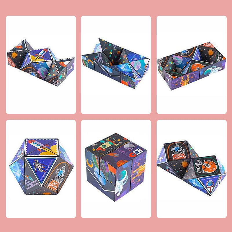 😎3D átalakítható összecsukható geometriai rubik-kocka🧠