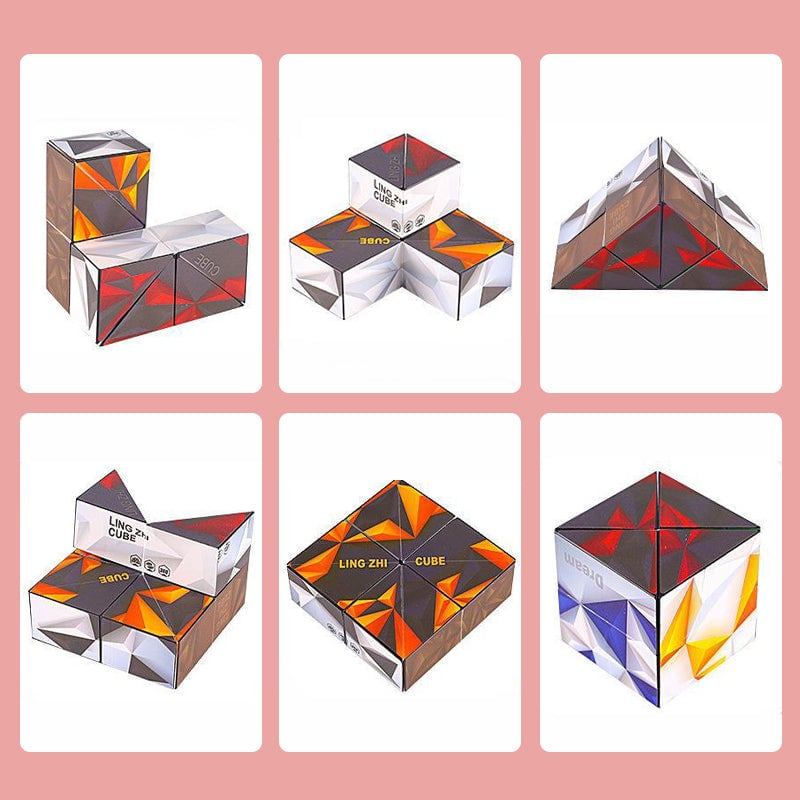 😎3D átalakítható összecsukható geometriai rubik-kocka🧠