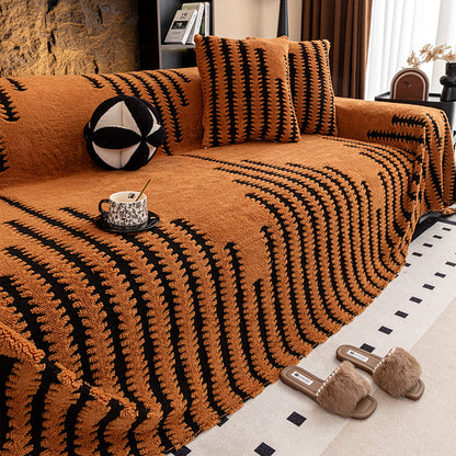 🛋️ Vastag, csúszásmentes kanapé takaró, tökéletes a kényelmes őszi és téli hónapokhoz 🍃🥰