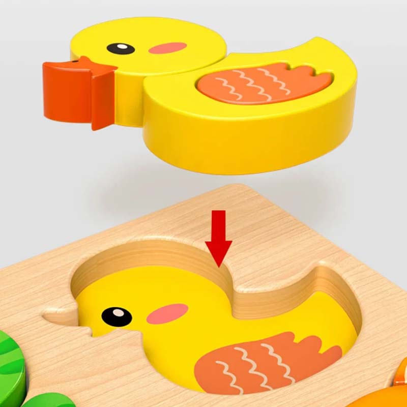 🔥Vásároljon 2 kap 2 ingyenes🦖Oktatási 3D fa puzzle