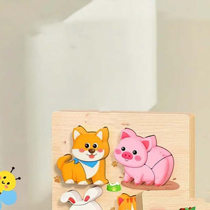 🔥Vásároljon 2 kap 2 ingyenes🦖Oktatási 3D fa puzzle