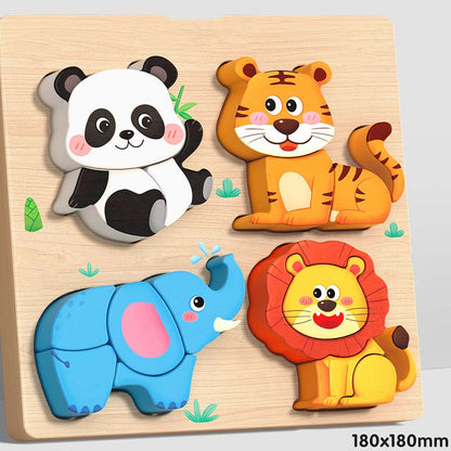 🔥Vásároljon 2 kap 2 ingyenes🦖Oktatási 3D fa puzzle