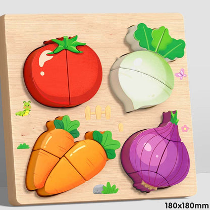 🔥Vásároljon 2 kap 2 ingyenes🦖Oktatási 3D fa puzzle