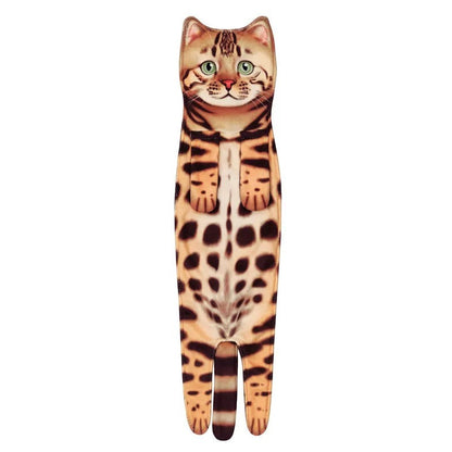 🎁Karácsonyi ajándék 🎄🎅✨😺Cuki macska kéztörlő🐾