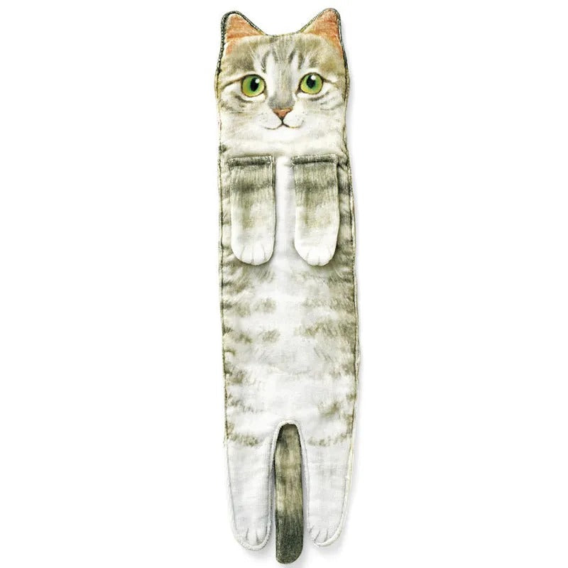 🎁Karácsonyi ajándék 🎄🎅✨😺Cuki macska kéztörlő🐾