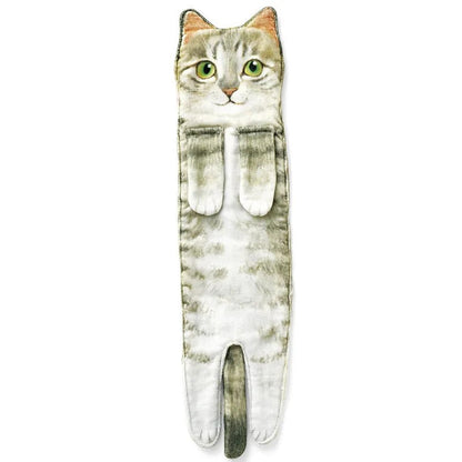 🎁Karácsonyi ajándék 🎄🎅✨😺Cuki macska kéztörlő🐾