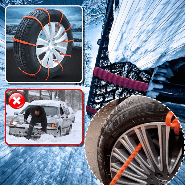 🔥 Téli akciók 🚗 Szuper kopásálló autó csúszásgátló lánc 🌨️❄️