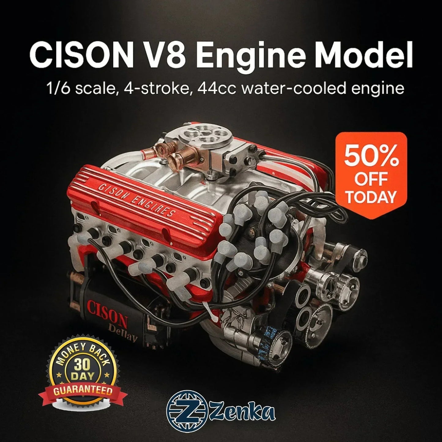 Gothimmes V8 Motor Összeszerelő Készlet
