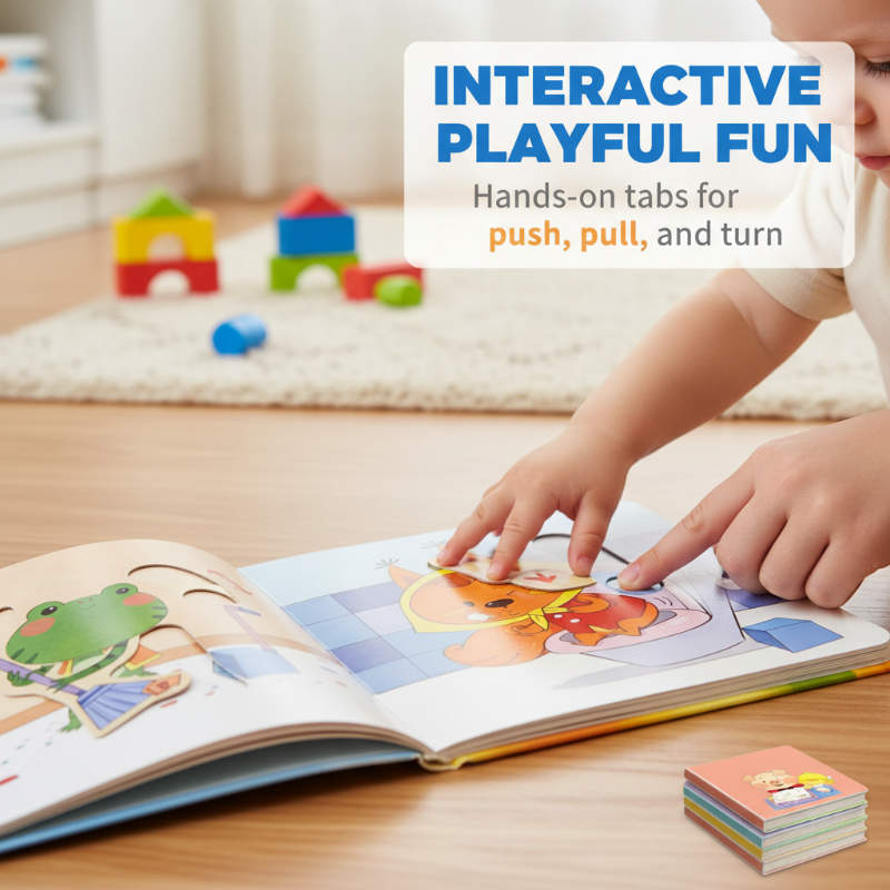 📚🧠 10 db-os interaktív kisgyermekeknek szóló tanulási könyvkészlet 👶💕