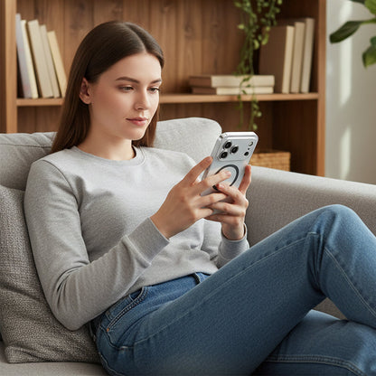 📱Mágneses fém telefontok iPhone 17 / 17 Pro / 17 Pro Max készülékhez