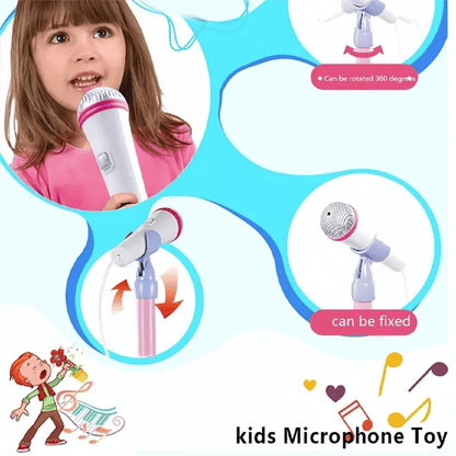 🎁 🎤✨Behúzható mikrofonos játék, karaoke gépjáték lámpával