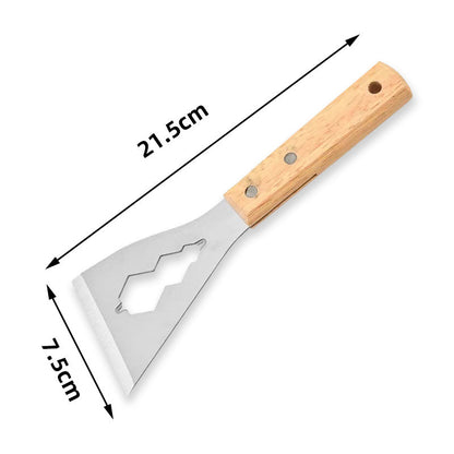 👍Vásároljon 1 és kapjon 1 ingyen💕Multifunkcionális spatula fa fogantyúval