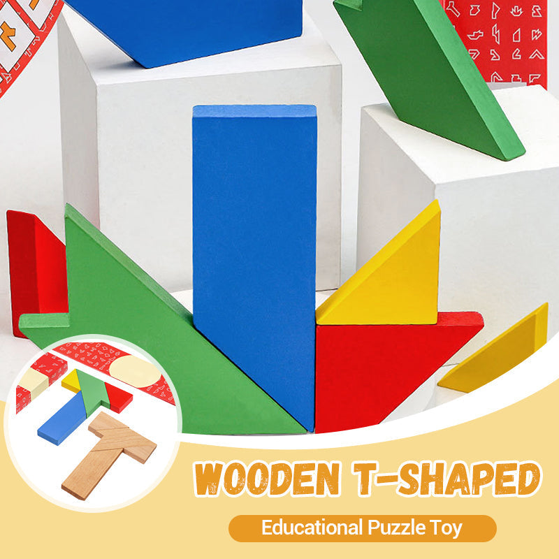 Fa T alakú oktatási puzzle játék