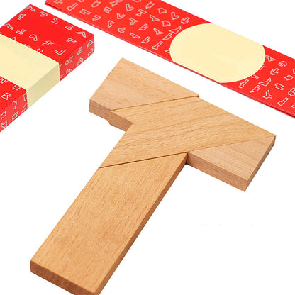 Fa T alakú oktatási puzzle játék