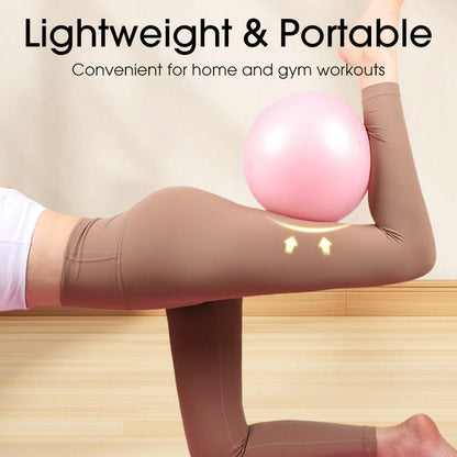 🧘‍♀️9 hüvelykes, defektbiztos Pilates labda pumpával