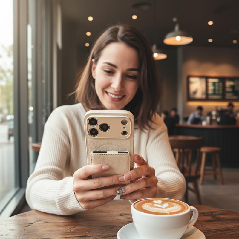 ⚡🧲 Ujjlenyomatmentes mágneses telefonhüvely | iPhone 12–17 sorozathoz 📱✨——Egyetlen mozdulattal rögzül, friss tapintású, búcsút inthetsz a zsíros ujjlenyomatoknak!