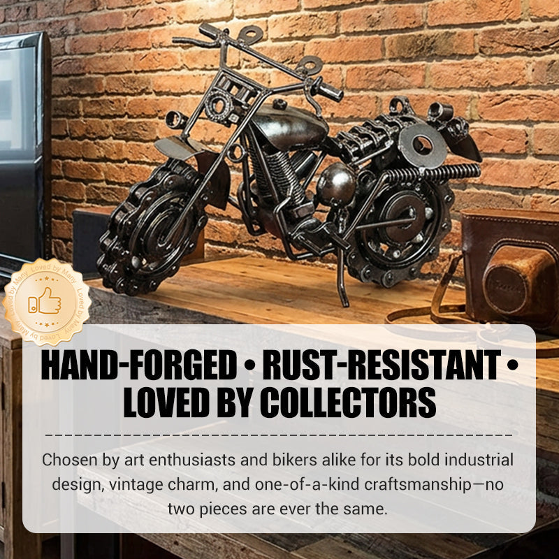 🔥Kézműves Vas Művészeti Motorkerékpár Modell 🏍️