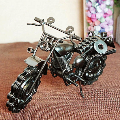🔥Kézműves Vas Művészeti Motorkerékpár Modell 🏍️