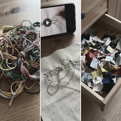 🌈DIY hímzés öltés gyakorló könyv készlet