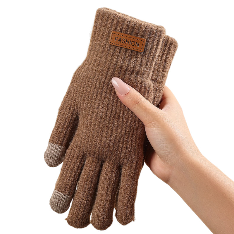 🔥🧤Meleg, termo kötött kesztyűk tapintásos betétekkel