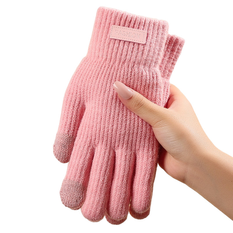 🔥🧤Meleg, termo kötött kesztyűk tapintásos betétekkel