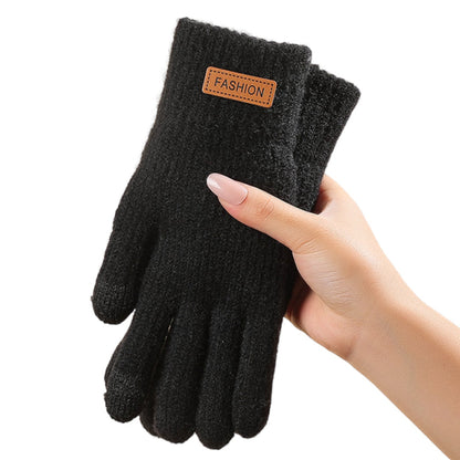 🔥🧤Meleg, termo kötött kesztyűk tapintásos betétekkel