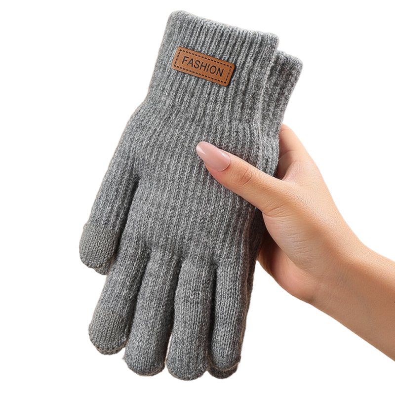 🔥🧤Meleg, termo kötött kesztyűk tapintásos betétekkel