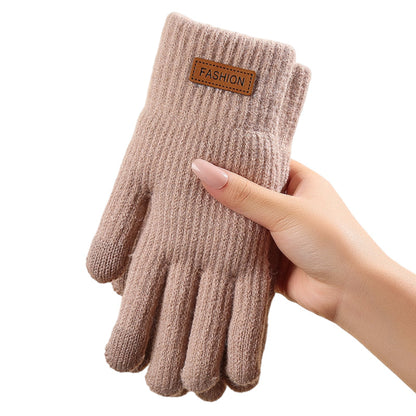 🔥🧤Meleg, termo kötött kesztyűk tapintásos betétekkel