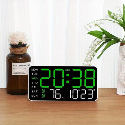 ⏰Nagy LED óra – Látható akár éjjel is! 🏡✨