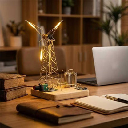 🎁DIY Vintage szélmalom éjszakai lámpa készlet