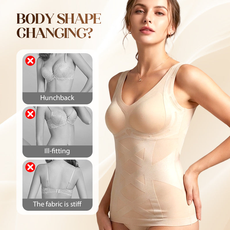 ✨Varratmentes, alakformáló camisole beépített melltartóval