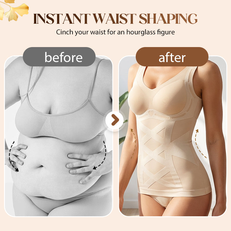 ✨Varratmentes, alakformáló camisole beépített melltartóval
