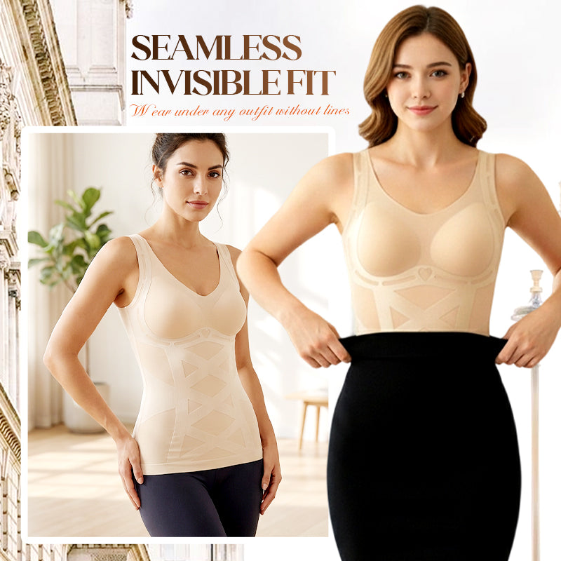 ✨Varratmentes, alakformáló camisole beépített melltartóval