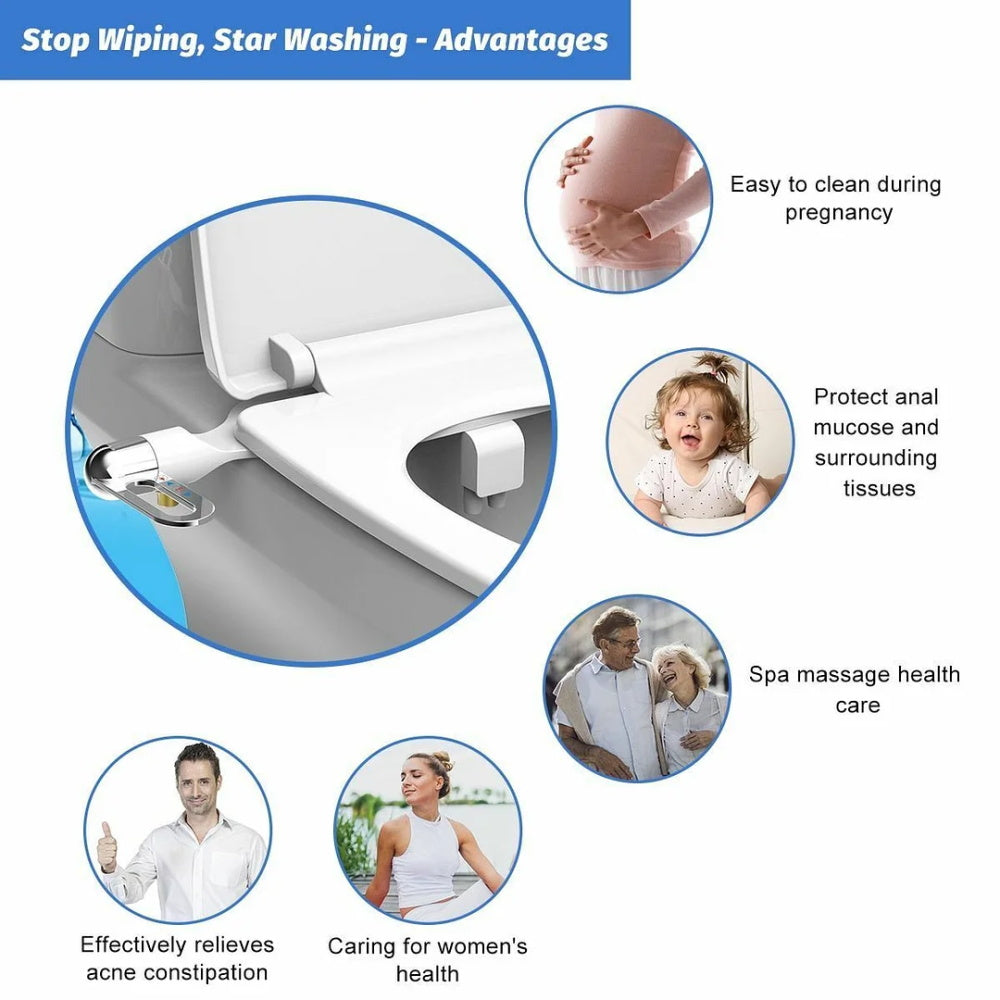 🔥🚿 Nem elektromos kettős fúvókás WC – Kétszeres tisztítás, áram nélkül. Modern, takarékos, megbízható! 💧