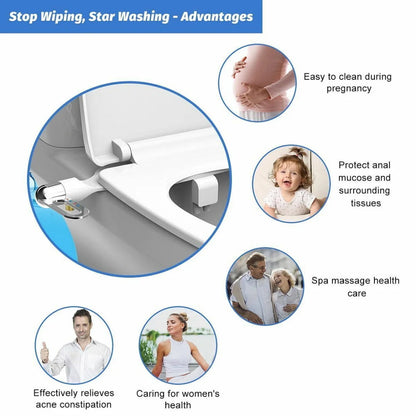 🔥🚿 Nem elektromos kettős fúvókás WC – Kétszeres tisztítás, áram nélkül. Modern, takarékos, megbízható! 💧