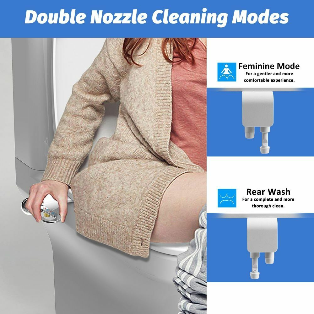 🔥🚿 Nem elektromos kettős fúvókás WC – Kétszeres tisztítás, áram nélkül. Modern, takarékos, megbízható! 💧