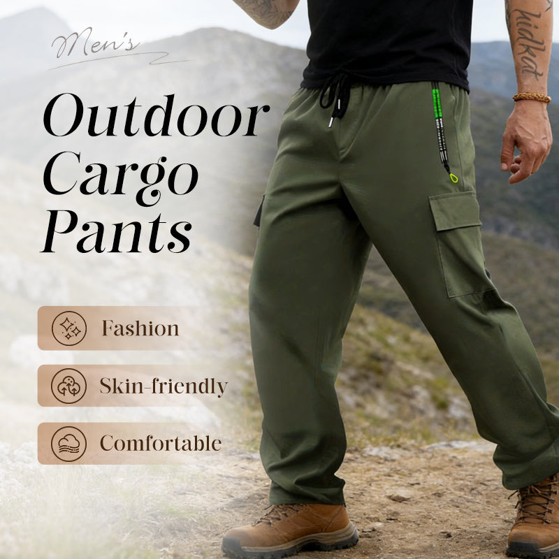 💥 Új érkezés – 50% kedvezmény! 🔥 Férfi outdoor cargo nadrág, több zsebbel 👖