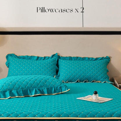 ✨ Rózsás Szegélyű Ágynemű Szoknya – Elegancia és Kényelem Egyben! 🛏️🌸