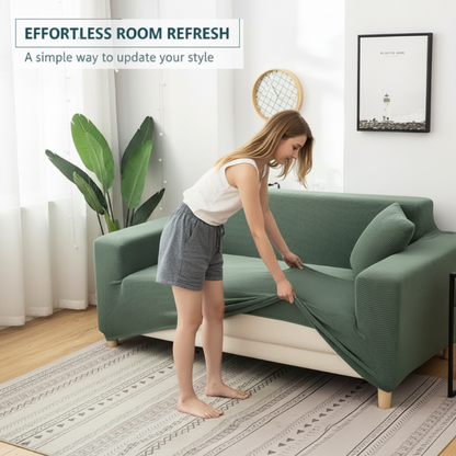 🛋️✨ Jacquard kötött, rugalmas kanapéhuzat