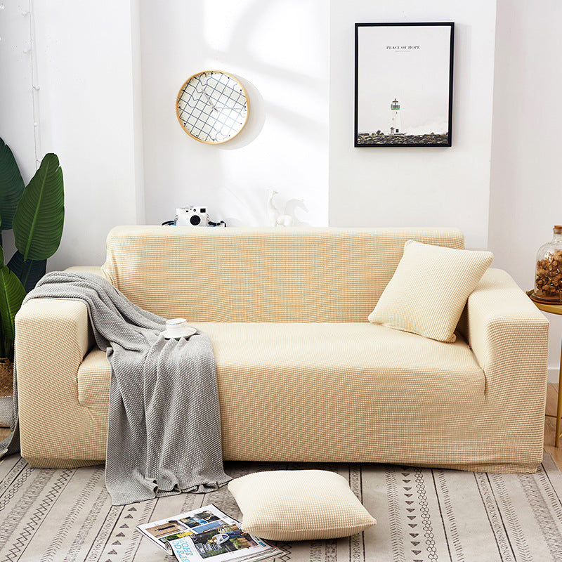 🛋️✨ Jacquard kötött, rugalmas kanapéhuzat