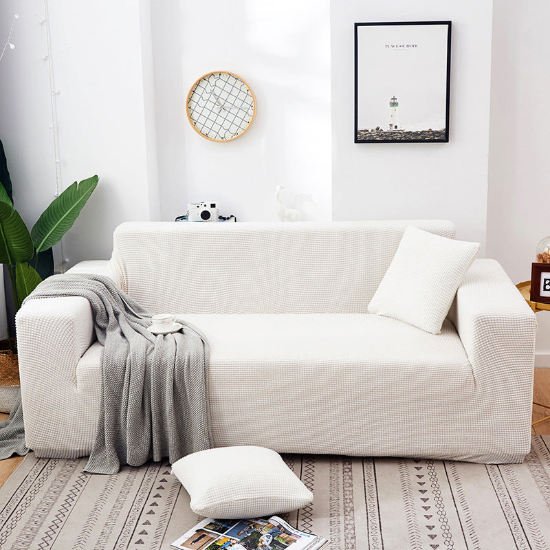 🛋️✨ Jacquard kötött, rugalmas kanapéhuzat